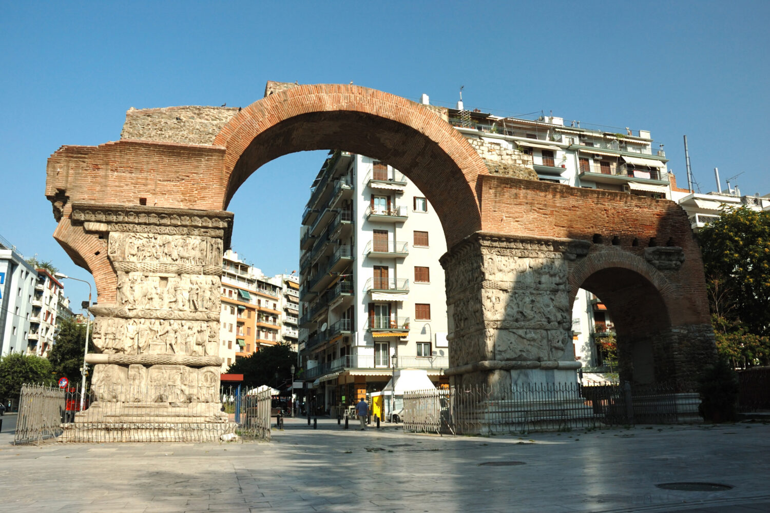 Arch of Galerius in Thessaloniki, Greece, unesco heritage site